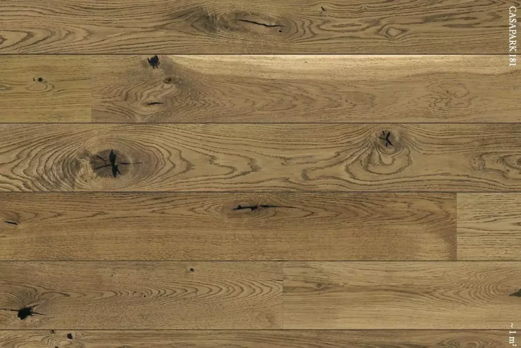 Parkett schwarzgekalkt